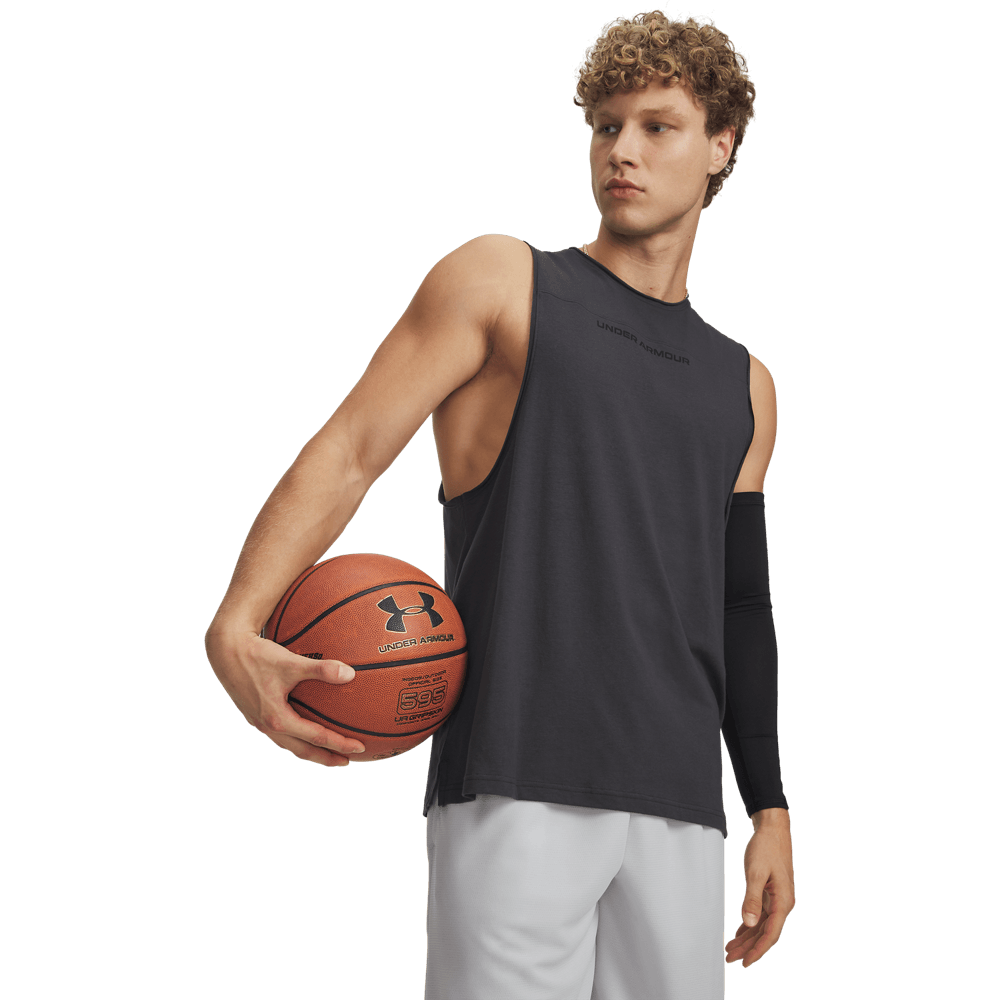 Camiseta Basketball Hombre Color Gris