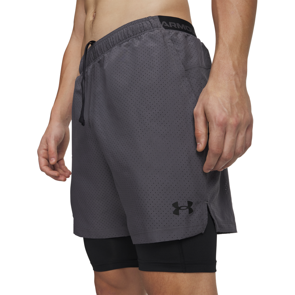 Shorts Training Hombre Color Gris-3
