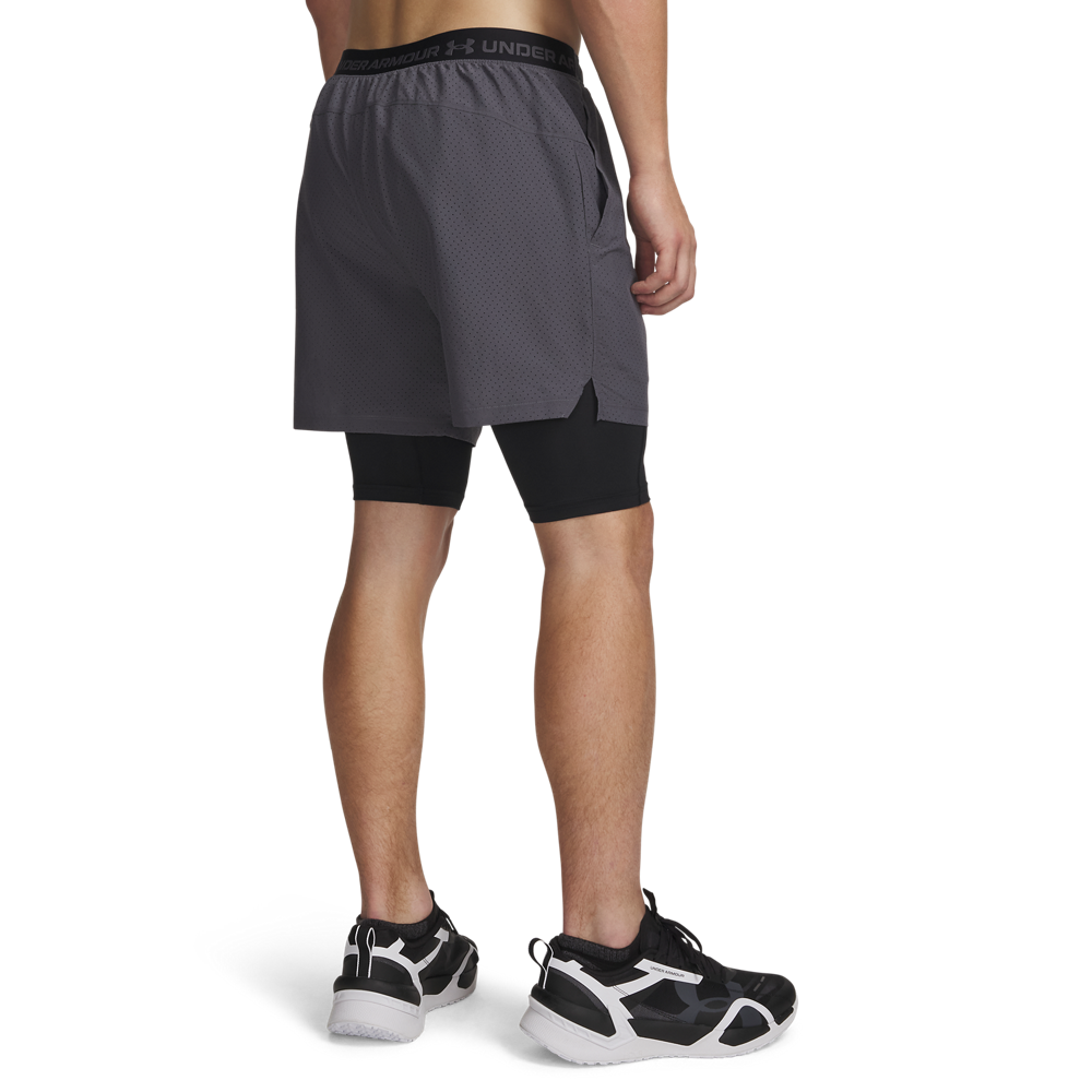 Shorts Training Hombre Color Gris-4