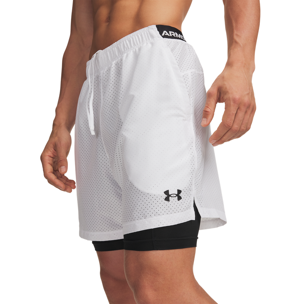 Shorts Training Hombre Color Blanco-3