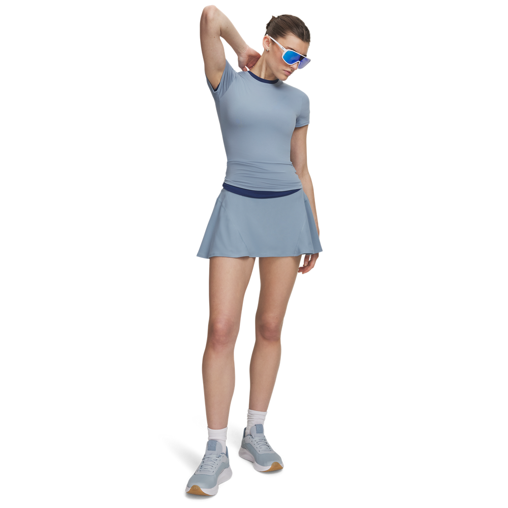 Falda Training Mujer Color Azul-2