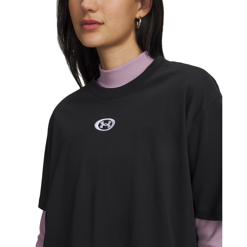 Camiseta de Compresión Sportstyle Mujer Color Negro-3