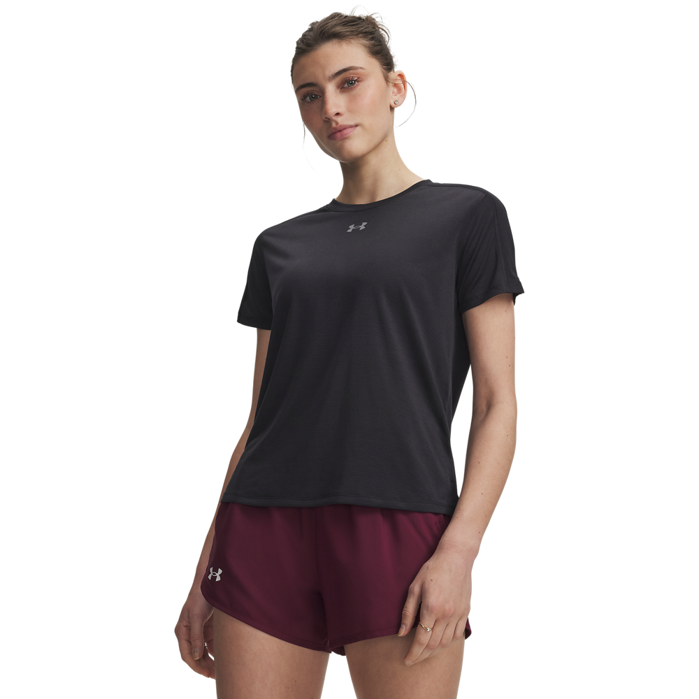 Camiseta de Compresión Running Mujer Color Negro-1