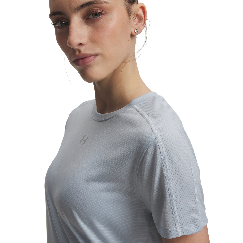 Camiseta de Compresión Running Mujer Color Gris-2