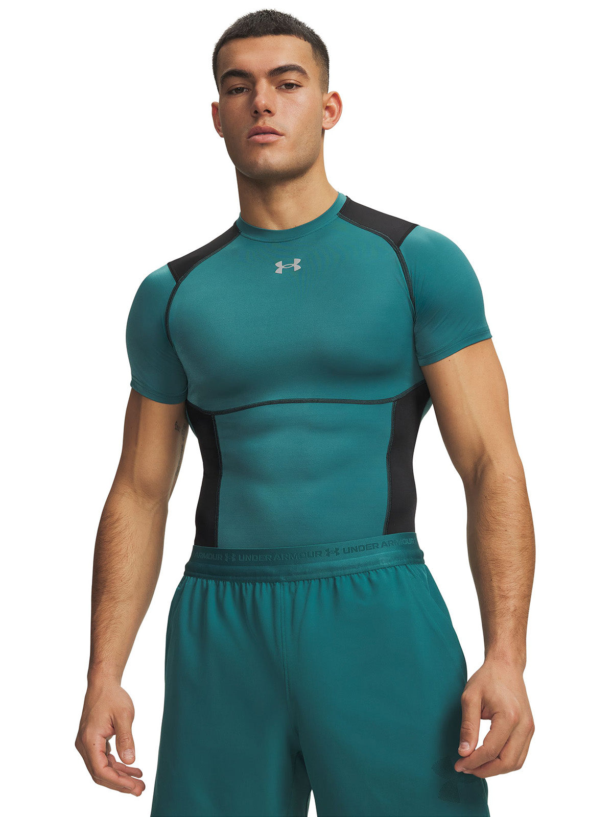 Camiseta de Compresión Training Hombre Color Verde