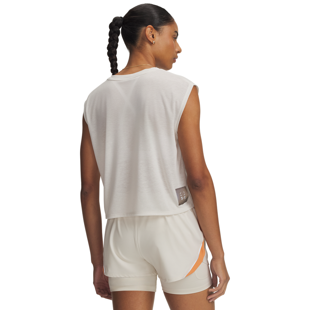 Camiseta de Compresión Running Mujer Color Blanco-2
