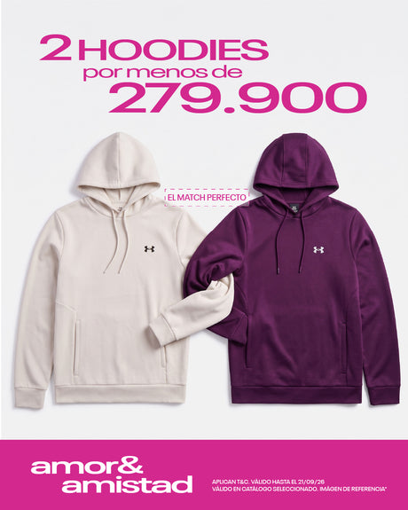 2 Hoodies Por Menos De $279.900