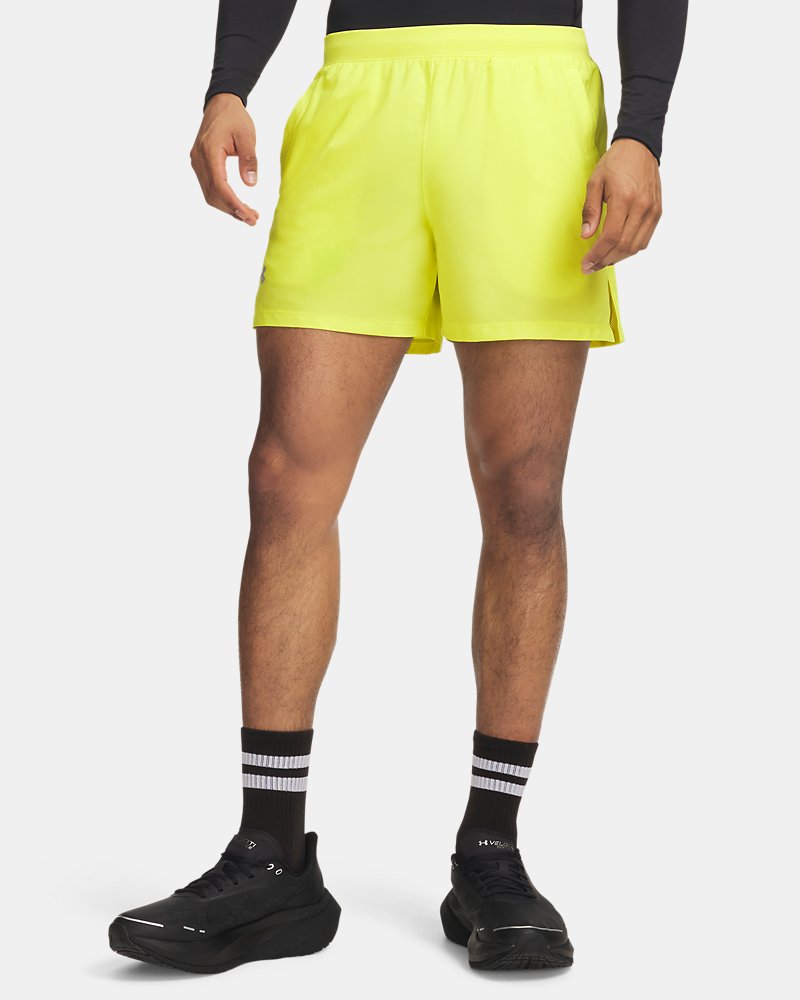 Shorts Running Hombre Color Amarillo