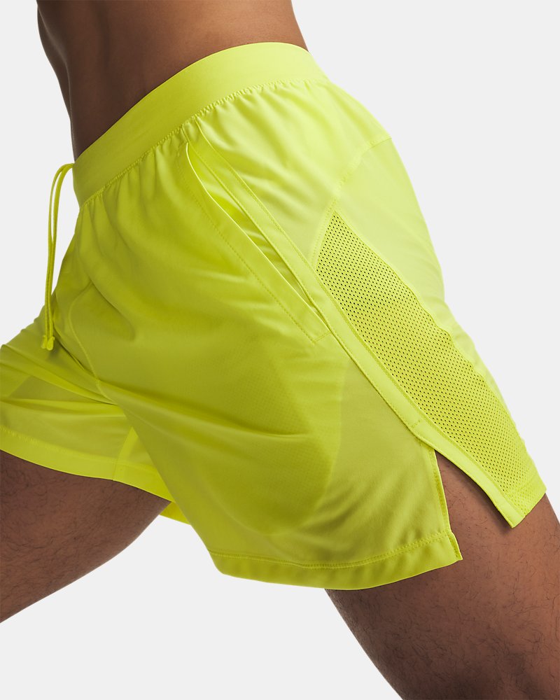 Shorts Running Hombre Color Amarillo