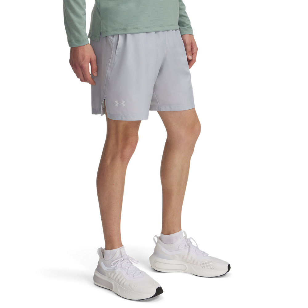 Shorts Running Hombre Color Gris