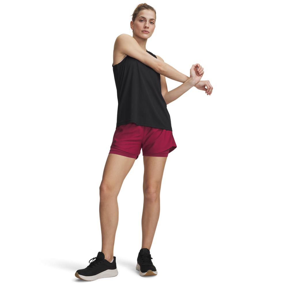Shorts Training Mujer Color Rojo