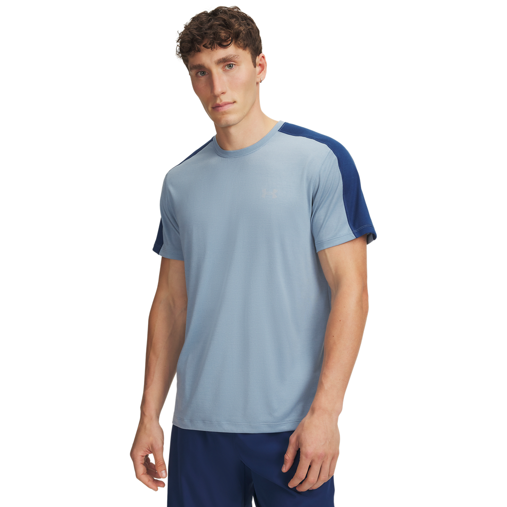 Camiseta Running Hombre Color Azul